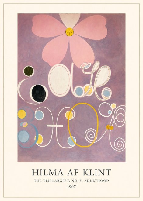 Hilma af Klint The Ten Largest, No. 5, Adulthood No3 - Plakat