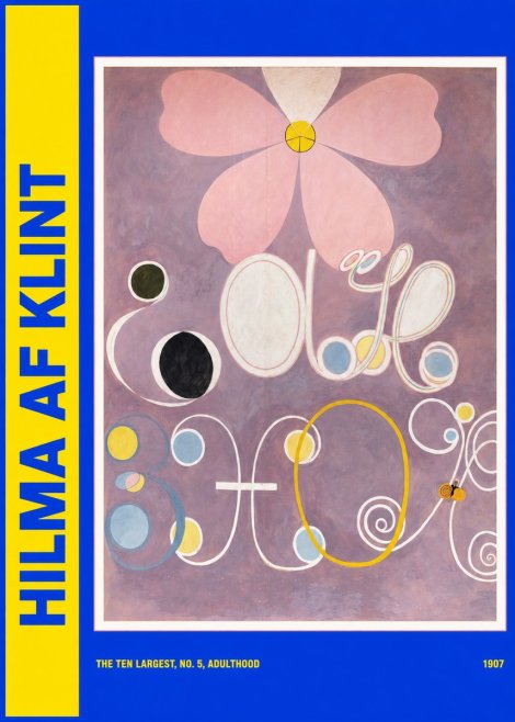 Hilma af Klint The Ten Largest, No. 5, Adulthood No4 - Plakat