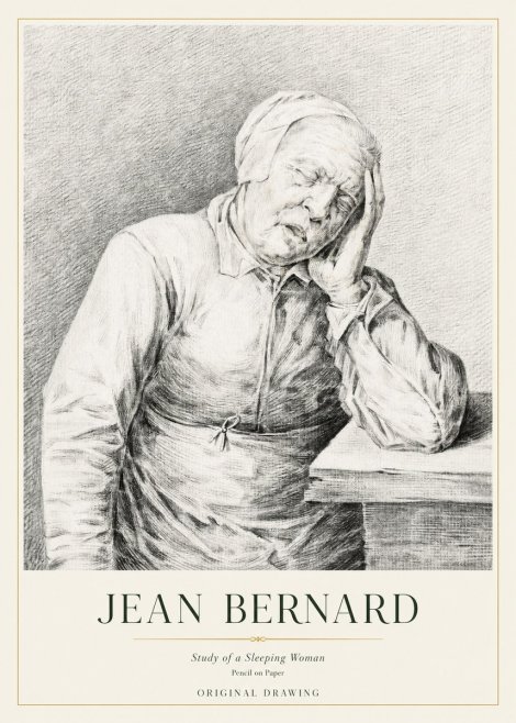 Jean Bernard Resting No4 - Plakat