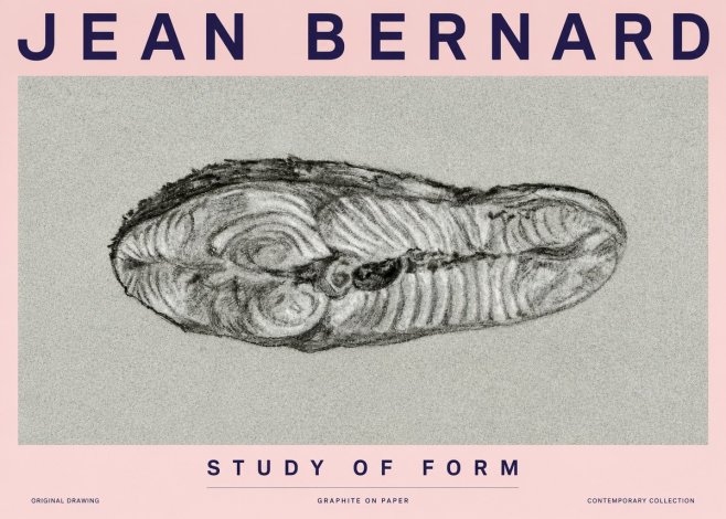 Jean Bernard Study of Form I No3 - Plakat