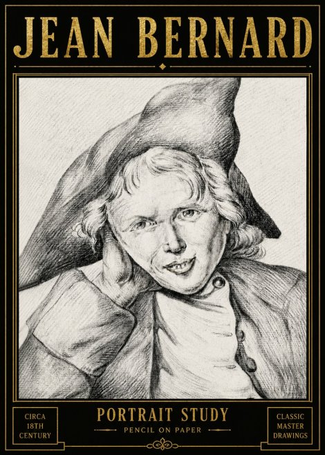 Jean Bernard Portrait Study VII No6 - Plakat