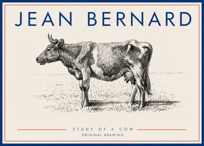 Jean Bernard Cow I No5 - Plakat