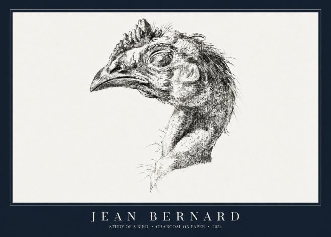 Jean Bernard Study of Form II No3 - Plakat