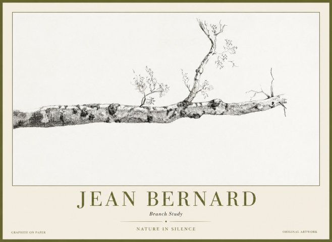 Jean Bernard Tree Branch Study No2 - Plakat