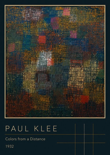 Paul Klee Colors from a Distance No2 - Plakat
