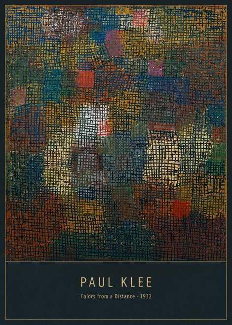 Paul Klee Colors from a Distance No5 - Plakat