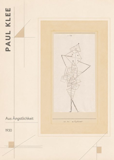 Paul Klee Aus Ängstlichkeit No2 - Plakat
