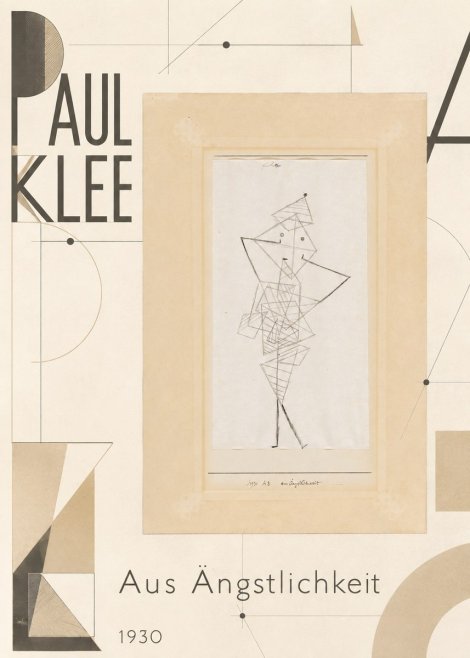 Paul Klee Aus Ängstlichkeit No5 - Plakat