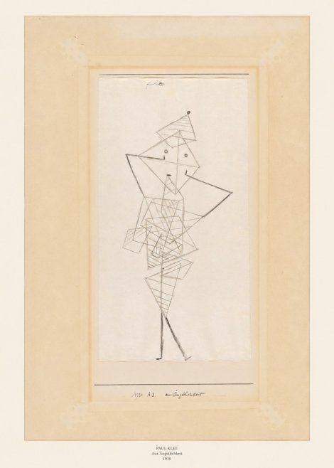 Paul Klee Aus Ängstlichkeit No6 - Plakat
