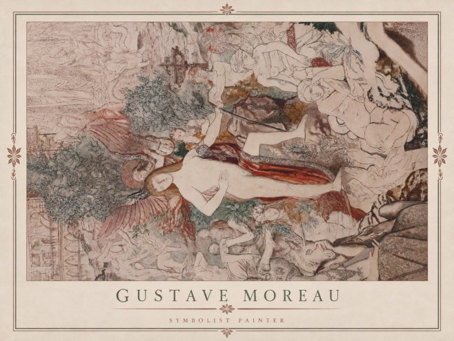 Gustave Moreau Adam and Eve No3 - Plakat