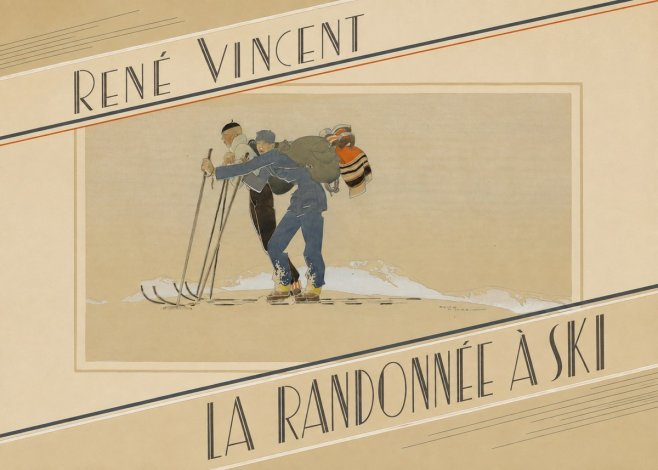 René Vincent La Randonnée À Ski No5 - Plakat