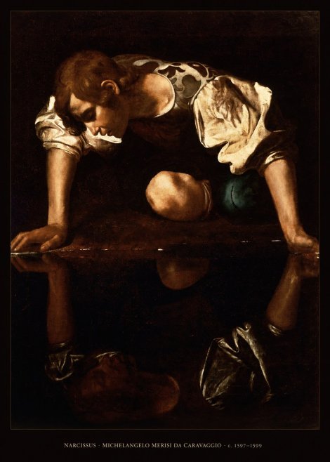 Michelangelo Merisi da Caravaggio Narcissus I No6 - Plakat