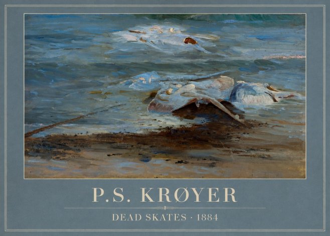 P.S. Krøyer Dead Skates No1 - Plakat