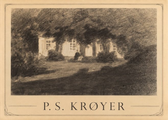 P.S. Krøyer Fra Krøyers Hus Og Have I Skagen No1 - Plakat