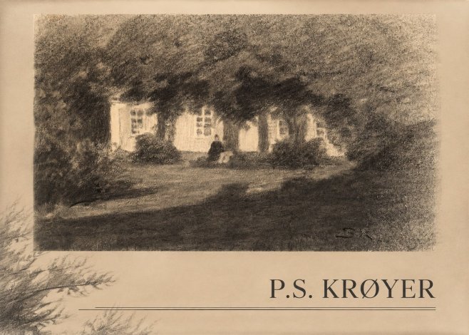 P.S. Krøyer Fra Krøyers Hus Og Have I Skagen No2 - Plakat