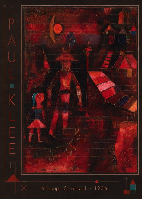 Paul Klee Village Carnival No2 - Plakat