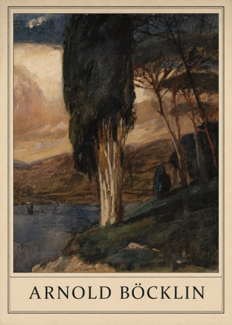 Arnold Böcklin Villa by the Sea II No1 - Plakat