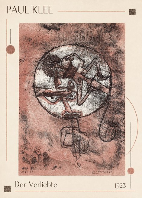 Paul Klee Der Verliebte I No1 - Plakat