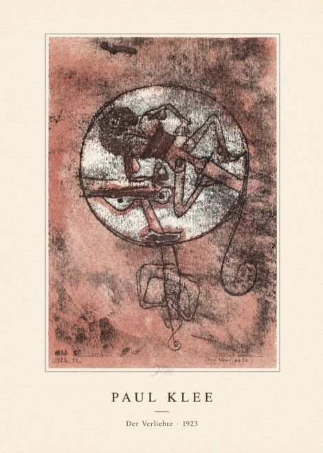 Paul Klee Der Verliebte I No4 - Plakat