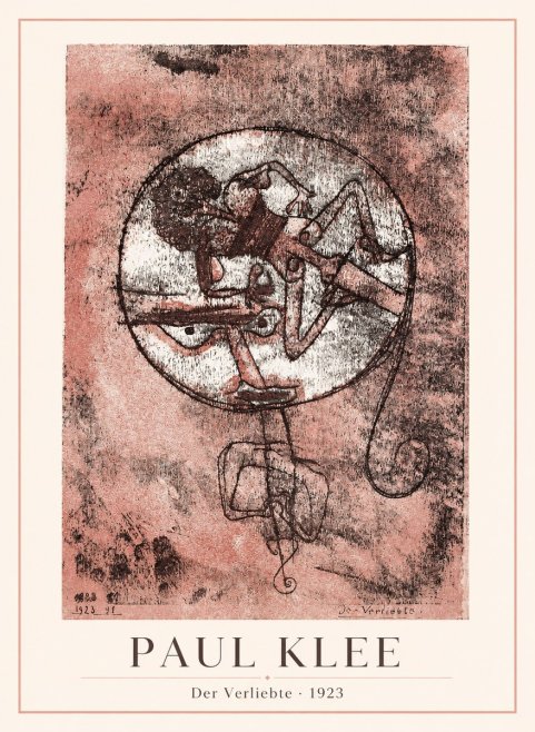 Paul Klee Der Verliebte I No5 - Plakat