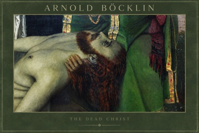 Arnold Böcklin The Dead Christ No3 - Plakat