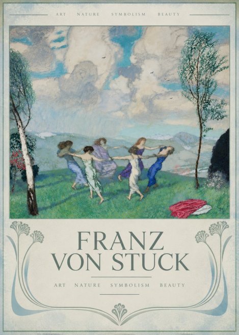Franz von Stuck Spring Dance No6 - Plakat