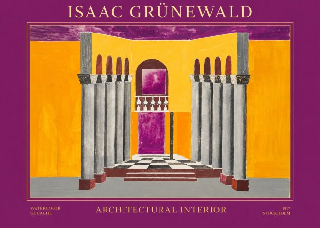 Isaac Grünewald Architectural Interior No1 - Plakat