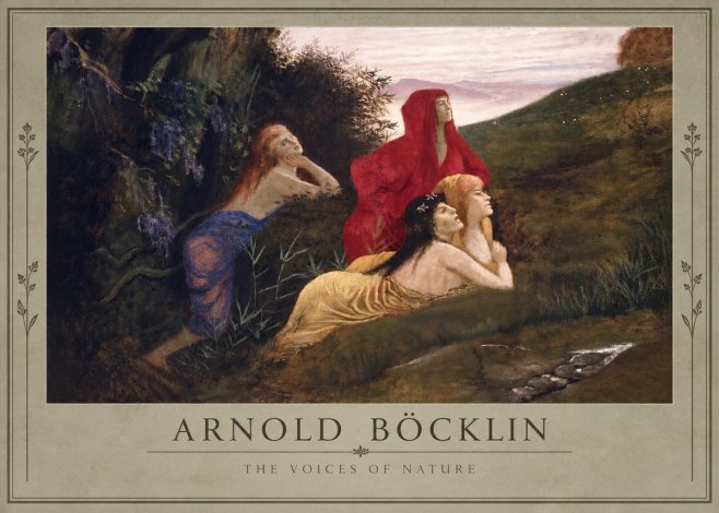 Arnold Böcklin The Voices of Nature No4 - Plakat