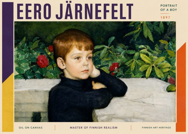 Eero Järnefelt Portrait of a Boy No3 - Plakat