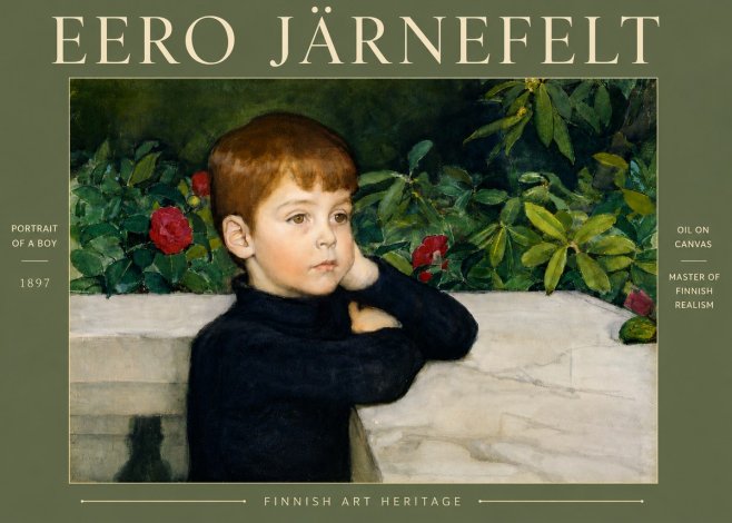 Eero Järnefelt Portrait of a Boy No4 - Plakat