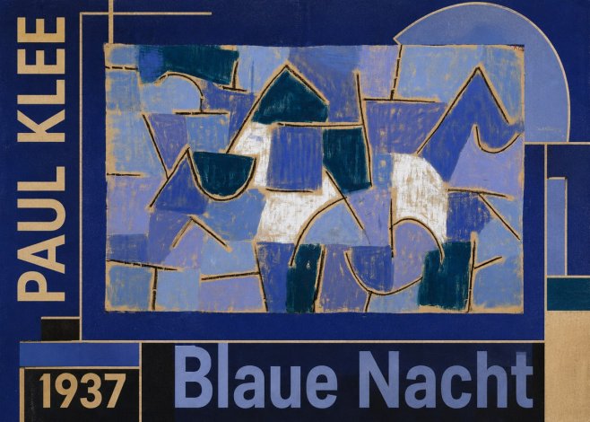 Paul Klee Blaue Nacht No5 - Plakat
