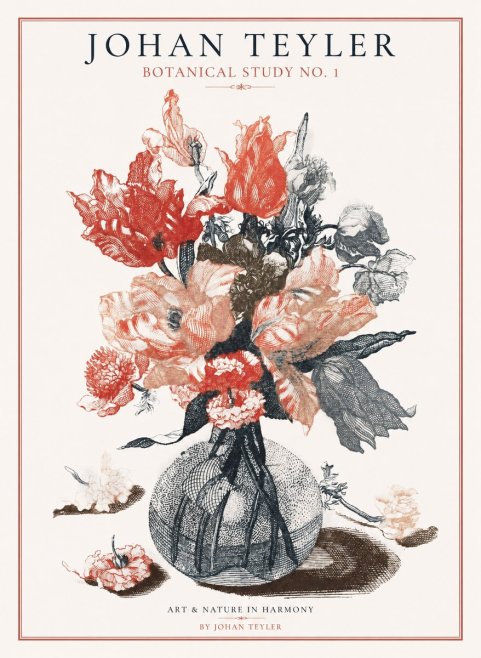 Johan Teyler Botanical Study No. 1 No1 - Plakat