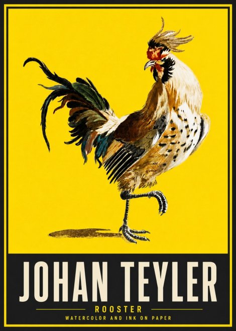 Johan Teyler Rooster No5 - Plakat
