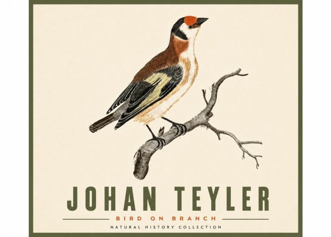 Johan Teyler Song of the Finch No5 - Plakat