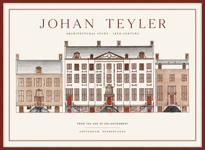 Johan Teyler Architectural Study VII No1 - Plakat