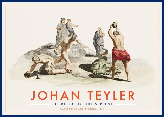 Johan Teyler Study of Ulysses and Polyphemus No3 - Plakat