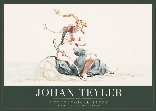 Johan Teyler Mythological Study No3 - Plakat
