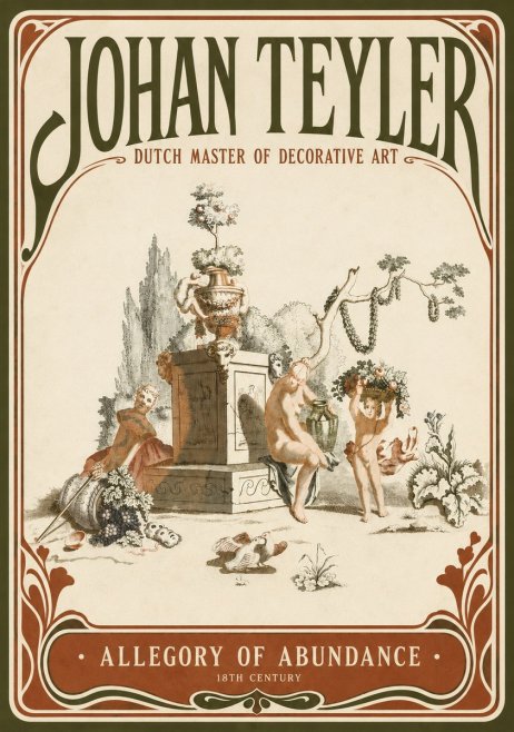Johan Teyler Allegory of Abundance No2 - Plakat