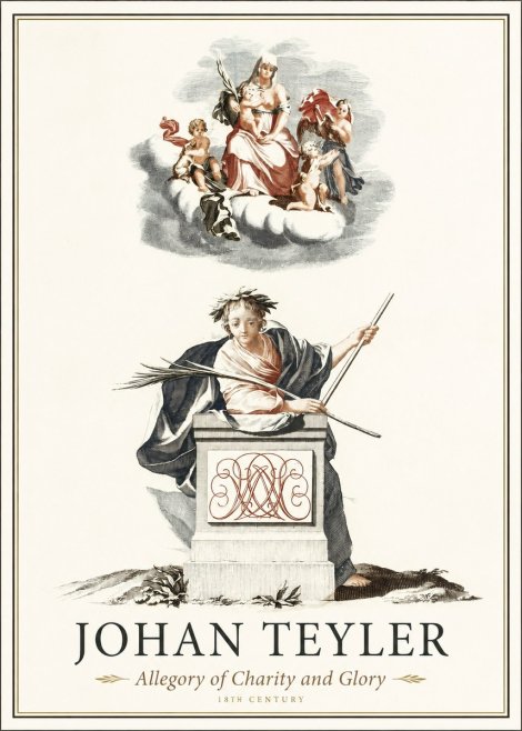 Johan Teyler Allegory of Charity and Glory No1 - Plakat