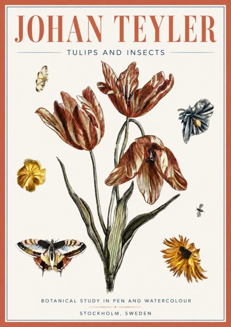 Johan Teyler Tulips and Insects No6 - Plakat