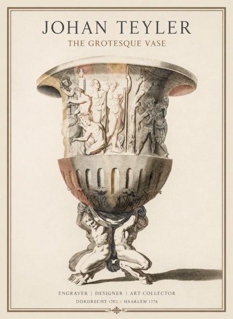 Johan Teyler The Grotesque Vase No1 - Plakat