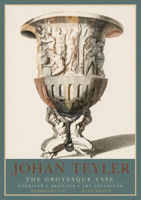 Johan Teyler The Grotesque Vase No3 - Plakat