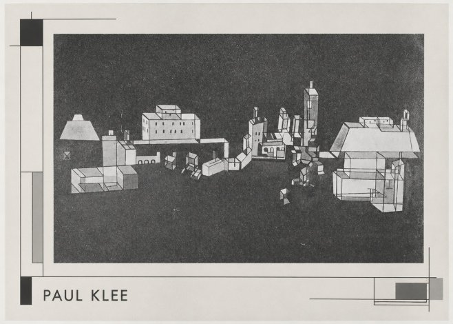 Paul Klee Architectural Forms No3 - Plakat