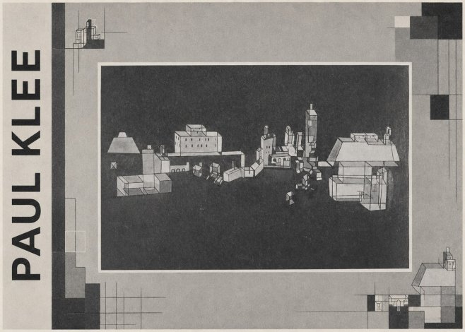 Paul Klee Architectural Forms No4 - Plakat