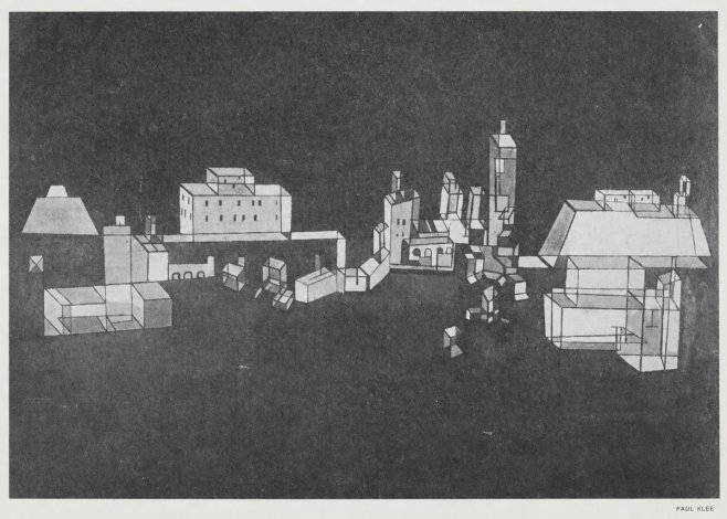 Paul Klee Architectural Forms No6 - Plakat