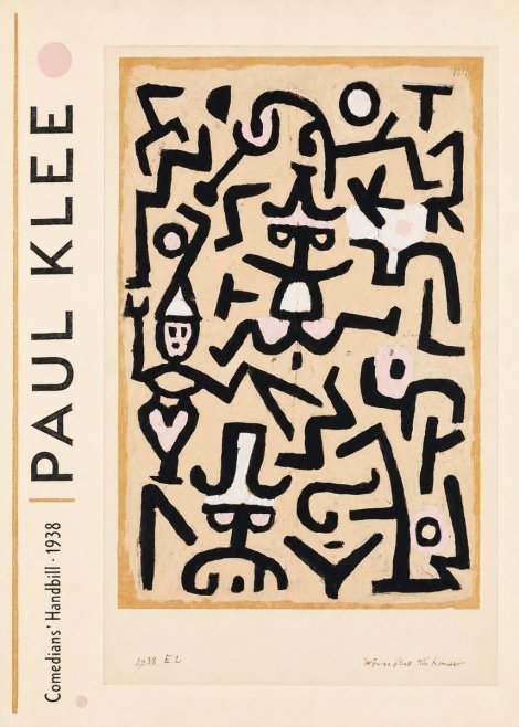 Paul Klee Comedians' Handbill No2 - Plakat