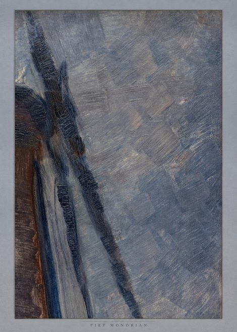 Piet Mondrian Windmill in Sunlight No6 - Plakat