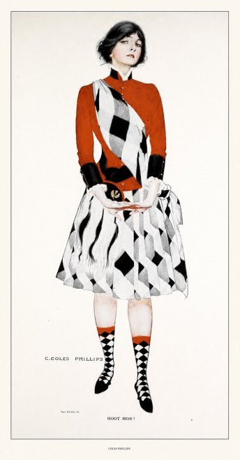 Coles Phillips Hoot Mon! No4 - Plakat
