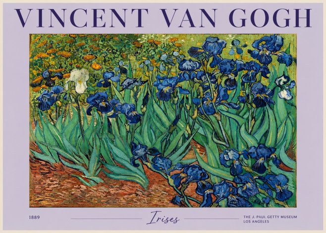 Van Gogh Irises I No2 - Plakat