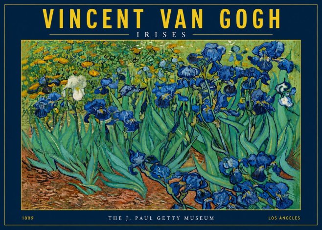 Van Gogh Irises I No4 - Plakat